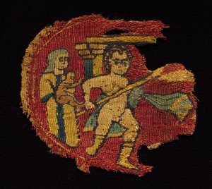 Quatro Segmenta de uma túnica, 650 - 750. de Unbekannt
