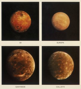 Quatro luas de Júpiter. Io, Europa, Ganimedes e Calisto, 1979 de Unbekannt