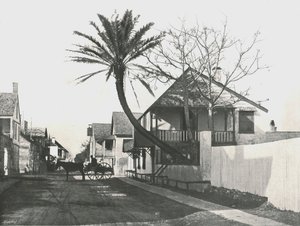 Francis Street, Santo Agostinho, EUA, 1895. de Unbekannt