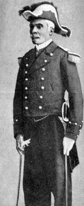 François C. Antoine Simon, presidente do Haiti, vestido de almirante, 1922 de Unbekannt
