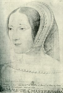 Françoise de Foix, Condessa de Châteaubriant, início do século XVI, 1907. de Unbekannt