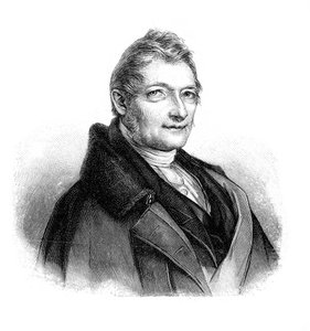 Franz Xaver Gabelsberger, inventor alemão de taquigrafia de Gabelsberger, 1900 de Unbekannt