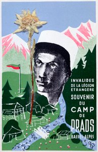 Cartão postal da Legião Estrangeira Francesa, século XX de Unbekannt
