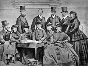 Família Imperial Francesa, 1866 de Unbekannt