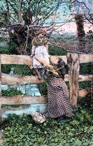 Cartão postal francês, c1900 de Unbekannt