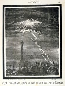 Cartum anti-prussiano francês, 1871. de Unbekannt