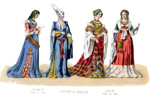 Traje francês: Carlos VIII, Luís XII, 1882 de Unbekannt