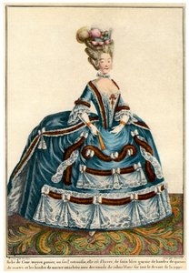 Moda francesa durante o reinado de Luís XV, 1938 de Unbekannt