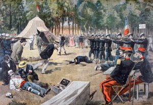 Manobras militares francesas: primeiros socorros, 1897 de Unbekannt