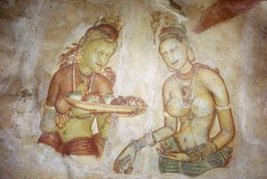 Fresco/Ladies of Sigiriya/Sri Lanka de Unbekannt