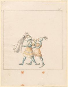 Freydal, O Livro das Justas e Torneio do Imperador Maximiliano I: Combates...Placa 165, c1515. de Unbekannt