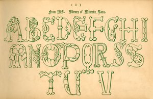 Do MS. Biblioteca de Minerva, Roma, 1862. de Unbekannt