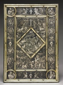 Capa de um livro do Evangelho do cardeal francês Jean La Balou 1421-1491, c. 1467-1468. de Unbekannt