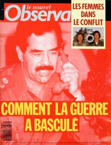 Capa do Observador de Le Nouvel, fevereiro de 1991 de Unbekannt