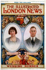 Capa do The Illustrated London News Wedding Number, 28 de abril de 1923 de Unbekannt