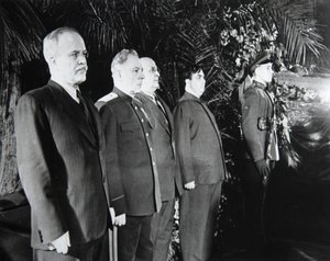 Funeral de Joseph Stalin, Moscou, URSS, março de 1953 de Unbekannt