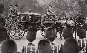 Procissão fúnebre do rei Eduardo VII, Londres, 20 de maio de 1910. de Unbekannt