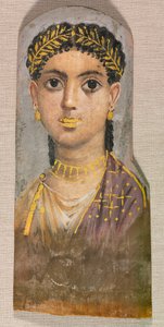 Retrato Funerário de uma Moça, c. 25-37 dC de Unbekannt