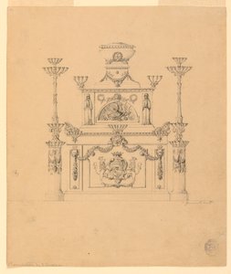 Móveis com Braços e Candelabros de Unbekannt