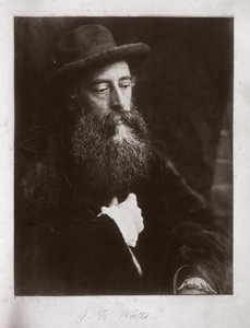 G F Watts com chapéu