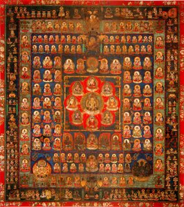 Mandala Garbhadhatu, século VIII de Unbekannt