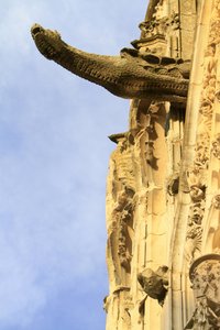 Gárgula. Catedral de St. Stephen, Bourges, França de Unbekannt