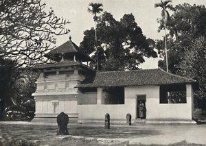 Gedige Vihara, Kandy Exemplo de um templo budista no estilo de um templo hindu, Dewale, de Unbekannt