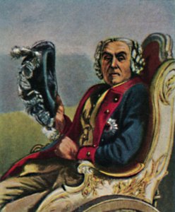 General Fouqué 1698-1774. - Pintura de Menzel, 1934. de Unbekannt
