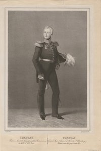 General Ivan Savvich Gorgoli, chefe da polícia de São Petersburgo, 1822 de Unbekannt