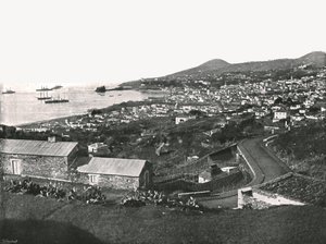 Vista geral do Funchal, Madeira, Portugal, 1895. de Unbekannt