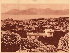Vista geral retirada de Pezou, Cannes, 1930. de Unbekannt