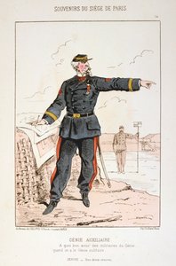 Gênio Auxiliar, Cerco a Paris, Guerra Franco-Prussiana, 1870-1871. de Unbekannt
