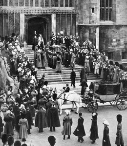 George Vs, local de descanso, Capela de St Georges, Castelo de Windsor, 28 de janeiro de 1936 de Unbekannt