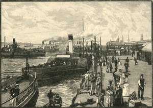 Fase de aterrissagem de Georges, 1898. de Unbekannt