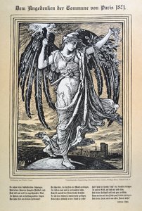 Alegoria alemã da Comuna de Paris, 1871. de Unbekannt