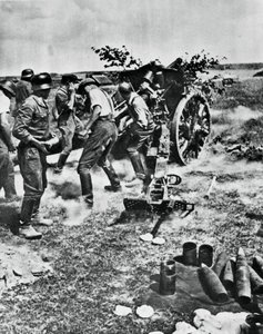 Artilharia alemã em ação na Frente Oriental, 1941 de Unbekannt
