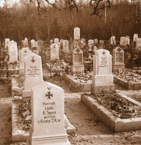 Cemitério alemão, Carlepont, norte, frança, c1914-c1918 de Unbekannt