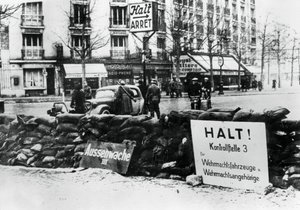 Posto de controle alemão, Paris ocupada, 1940-1944 de Unbekannt