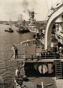 Visita da frota alemã em Swinoujscie, 1933.   de Unbekannt