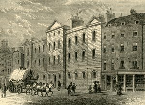 Contagem da rua Giltspur, 1840, c1872. de Unbekannt