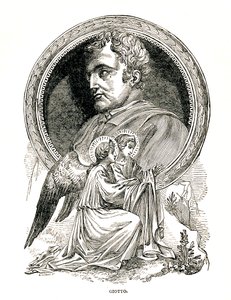 Gioto di Bondone, pintor e arquiteto italiano, 1893 de Unbekannt