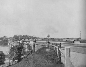 Ponte da Avenida Girard, Filadélfia, c1897. de Unbekannt