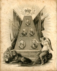 Deus concede vitória à Inglaterra, 1816. de Unbekannt