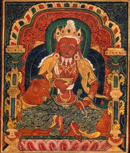 Deus do Fogo, Agni, da Mandala do Buda da Medicina de Unbekannt