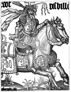 Godfrey de Bouillon, cruzado francês do século XI, século XV de Unbekannt