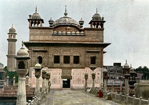 Templo Dourado, Amritsar, Punjab, Índia, c1890 de Unbekannt