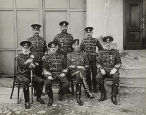 Grão-Duque Grão-Duque Nicholas Nikolaevich, o Velho da Rússia, Príncipe Vasilchikov e Conde Voron de Unbekannt