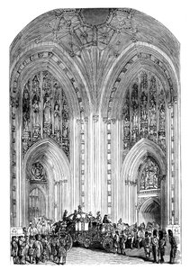 Entrada Principal, Palácio de Westminster, Londres, c1888 de Unbekannt