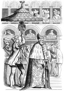 Grande procissão do Doge, Veneza, Itália, século XVI 1849 de Unbekannt