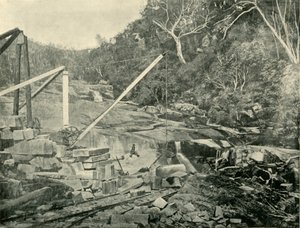 Pedreiras de granito, Trawool, Victoria, 1901. de Unbekannt